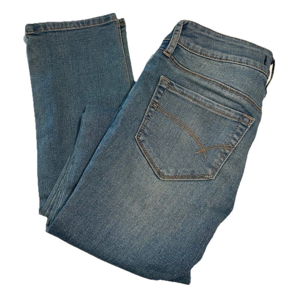 Bullhead Womens 26 X 31”L Jeans Low Rise Light Wash Denim Skinny Stretch Zip